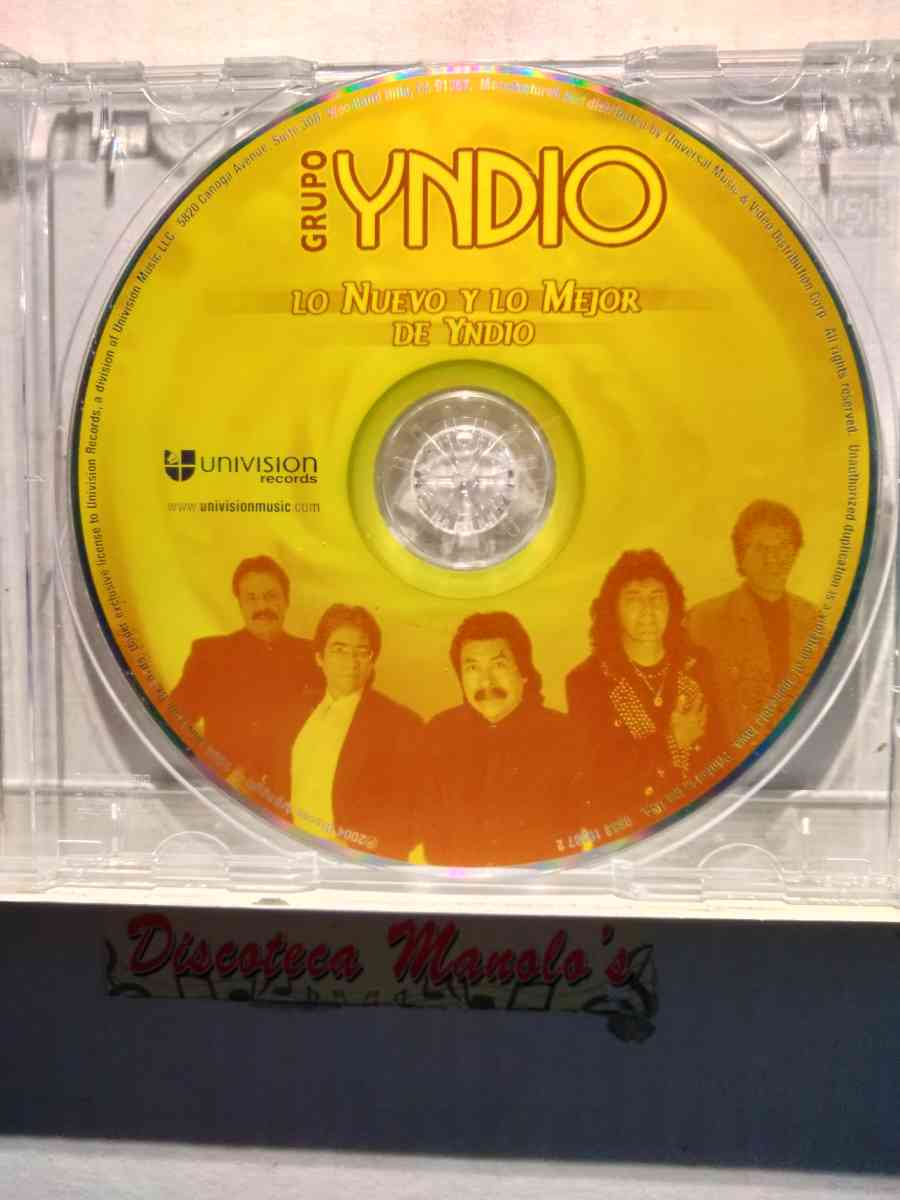 GRUPO YNDIO LO NUEVO Y LO MEJOR CD USADO EN EXC COND