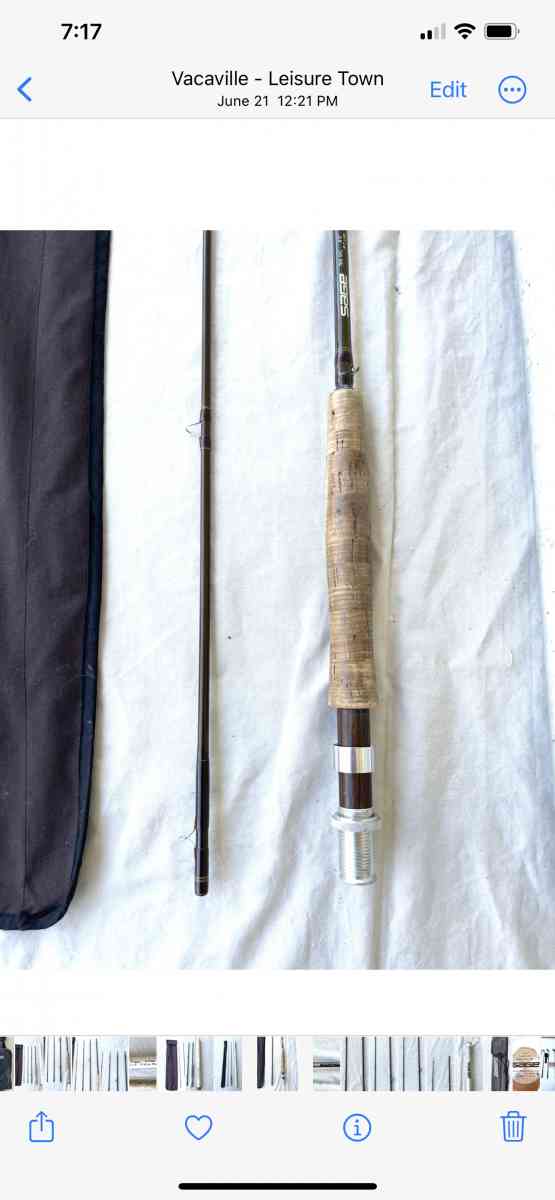 great condition Sage 8 and half ft fly fishing Rod