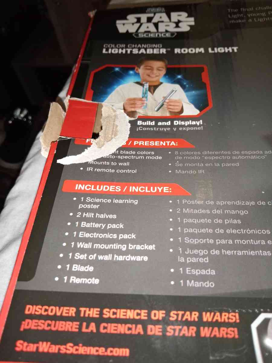 Star Wars Science  Color Changing Lightsaber Room Light