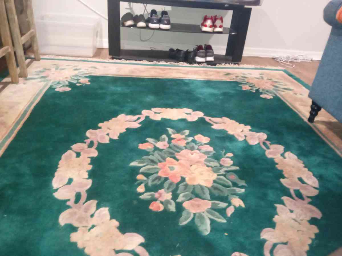 two Oriental handmade rugs