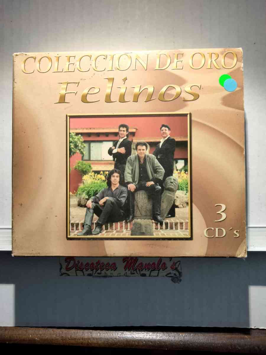 LOS FELINOS COLECCION DE 3 CDS USADOS EN EXC COND OPEN BOX