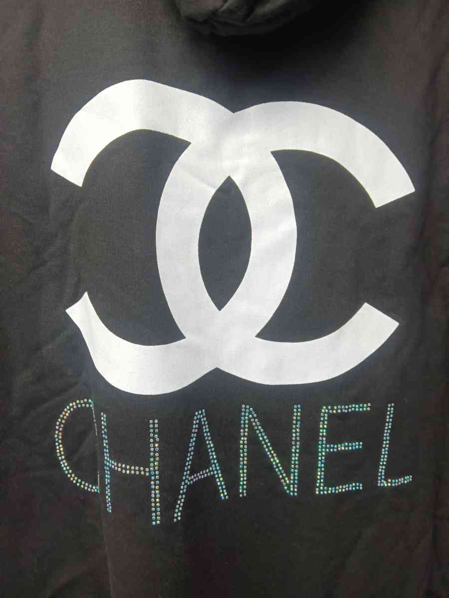 Chanel 3 piece hood pants set
