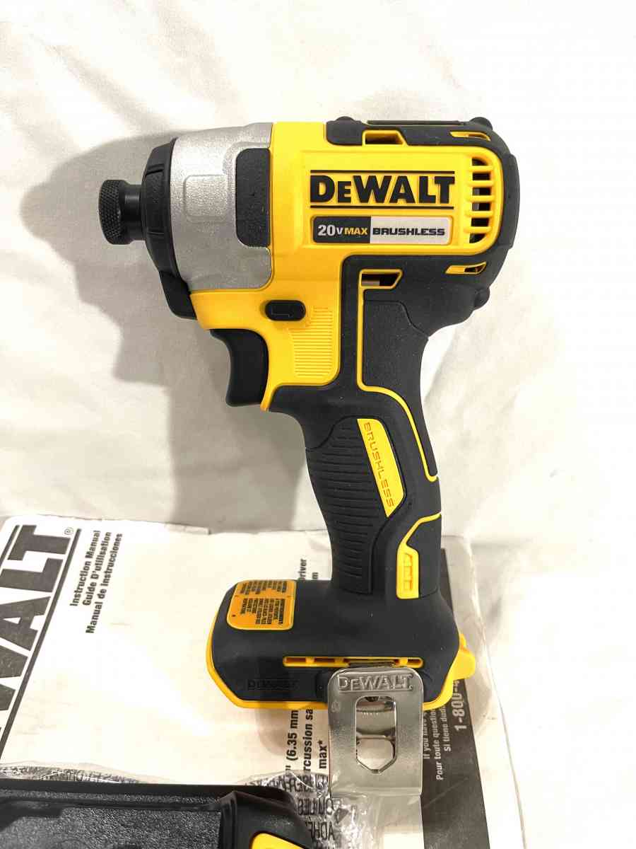 brand new Dewalt 20v brushless impact driver and battery