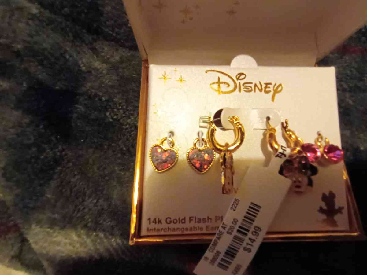 Disney sterling silver earrings