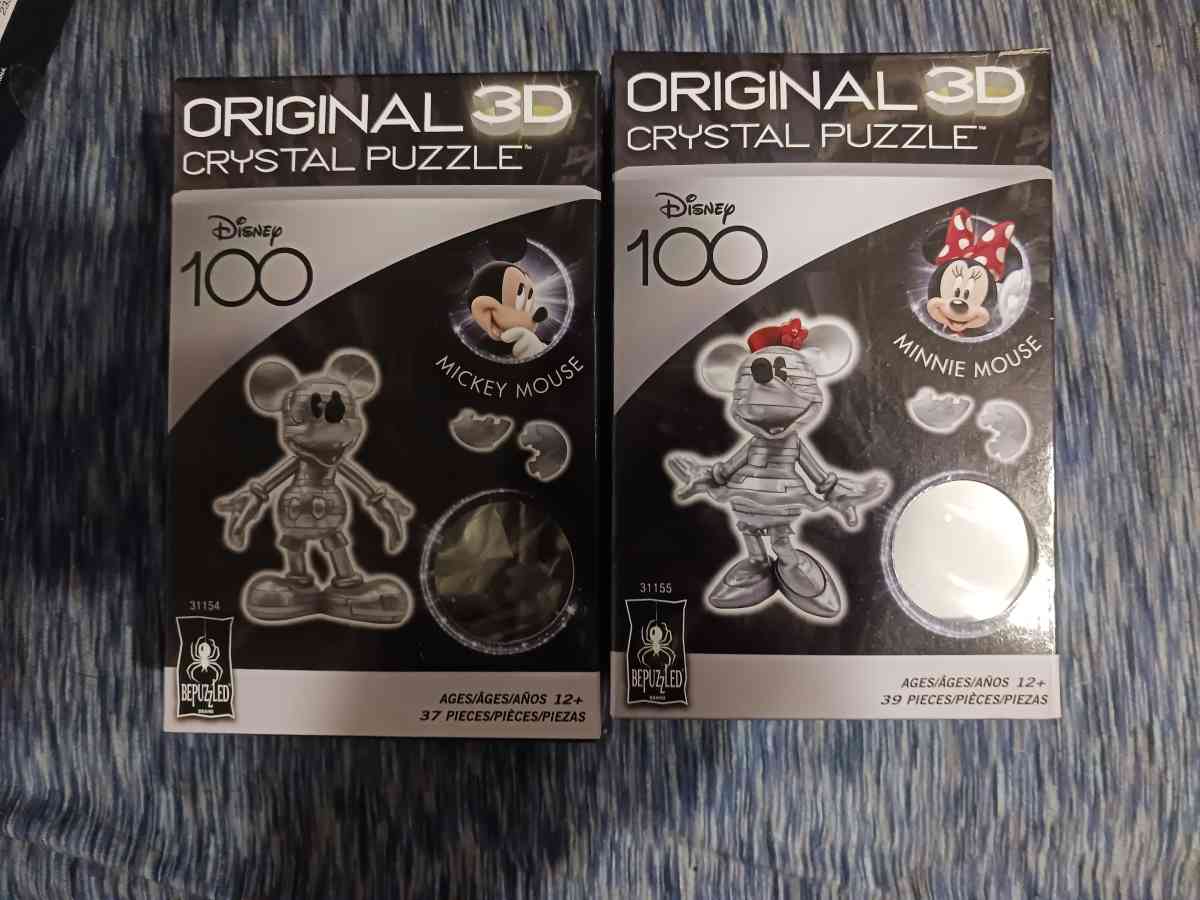 3d puzzles Little Mermaid Dumbo Micky and Mini Mouse