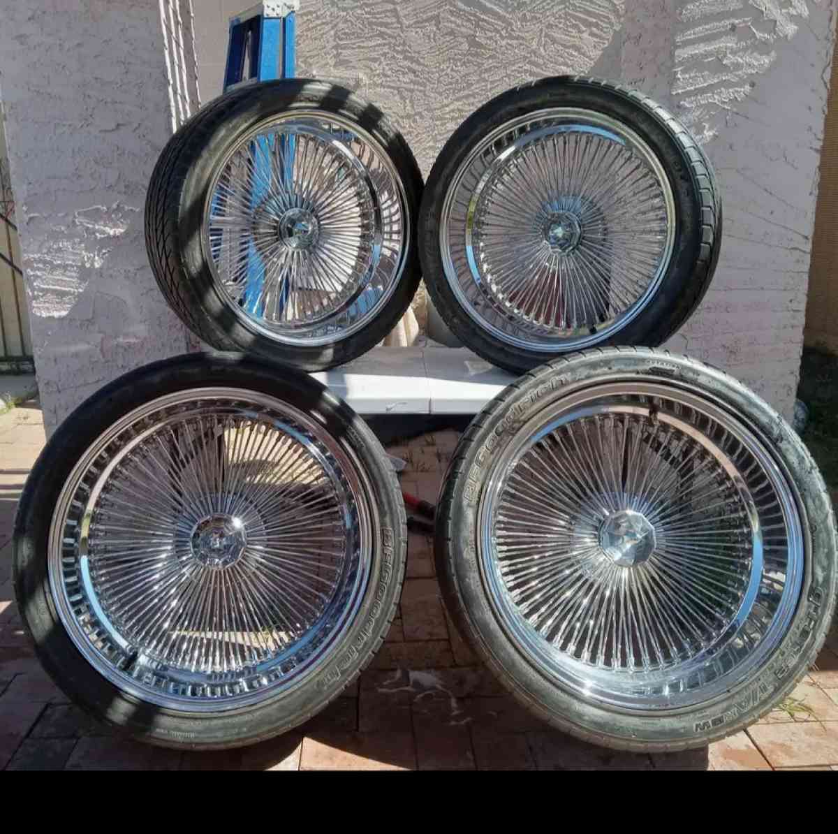 four 20inch 100 spoke G force rims