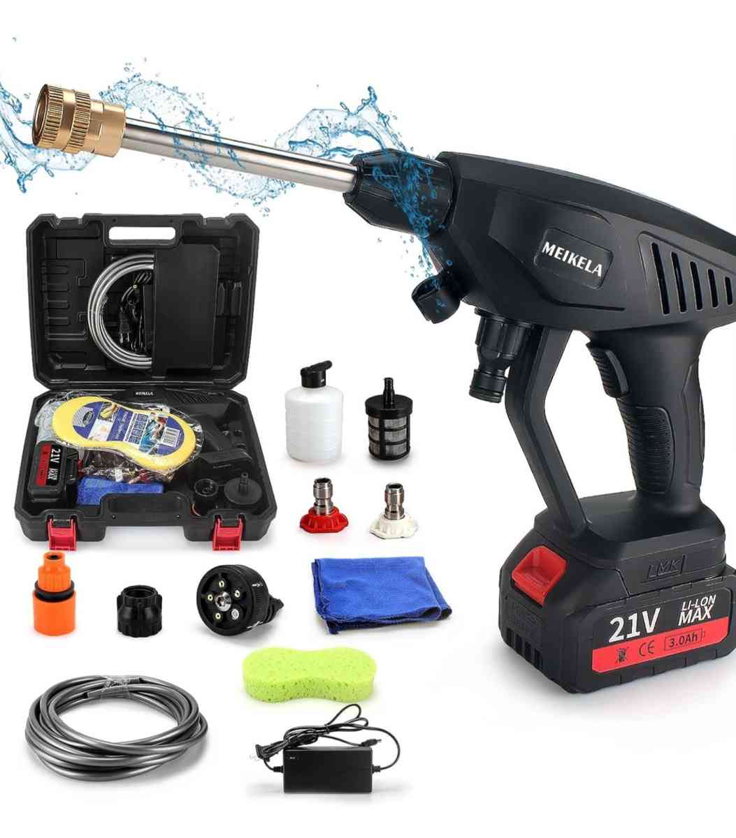 Cordles Battery 21v Cleaner Machine 160w Small Water Pressur