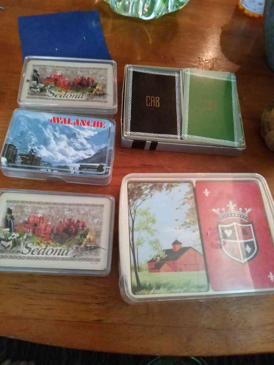 7 Decks of playing cards