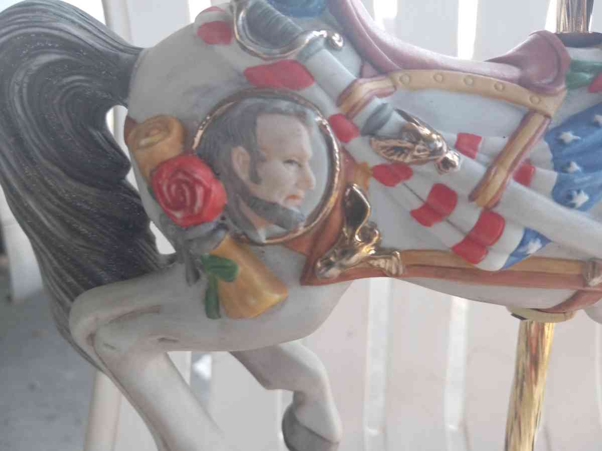 musical limited edition liberty Lincoln horse
