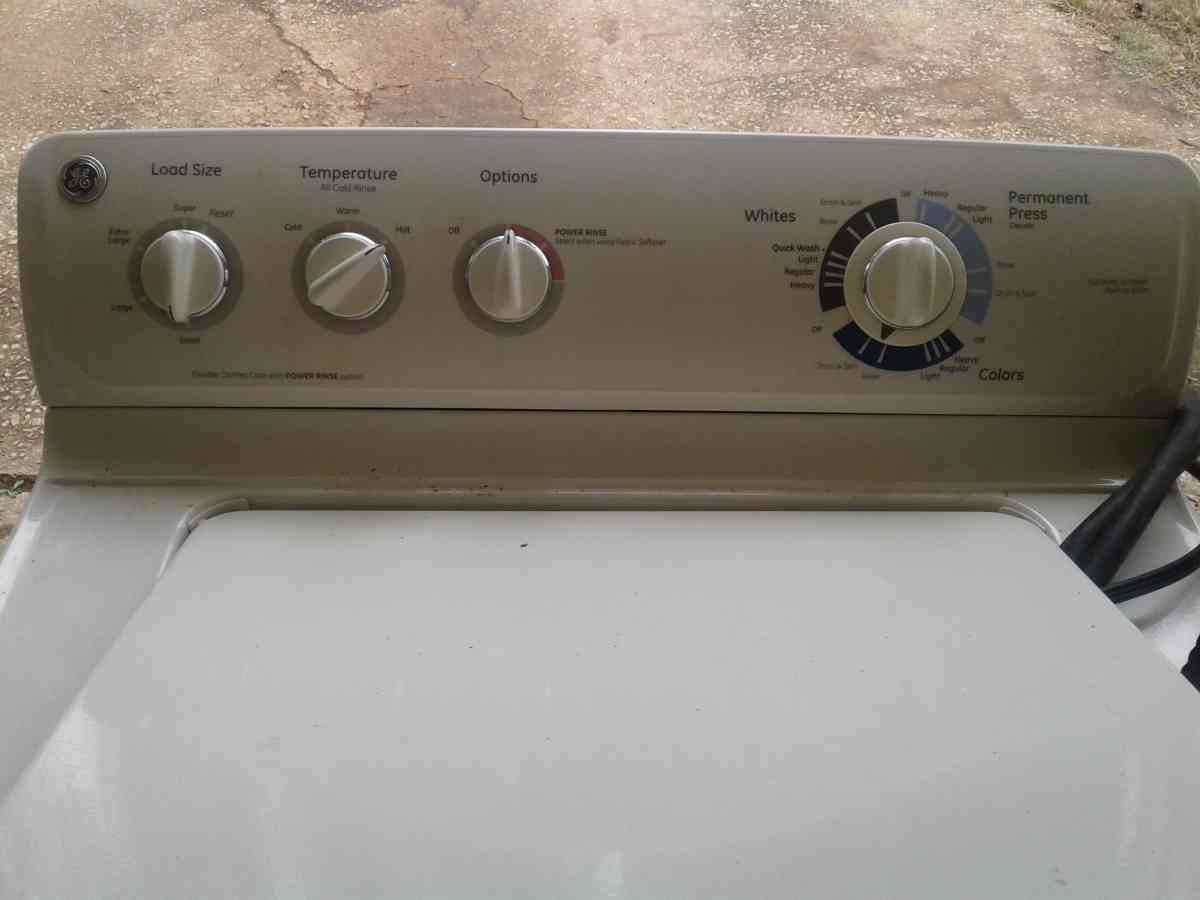 washer and dryer