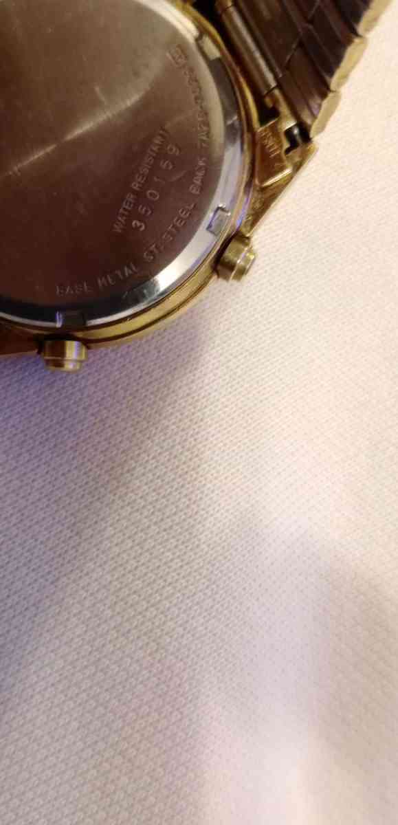 Seiko quartz chronograph watch
