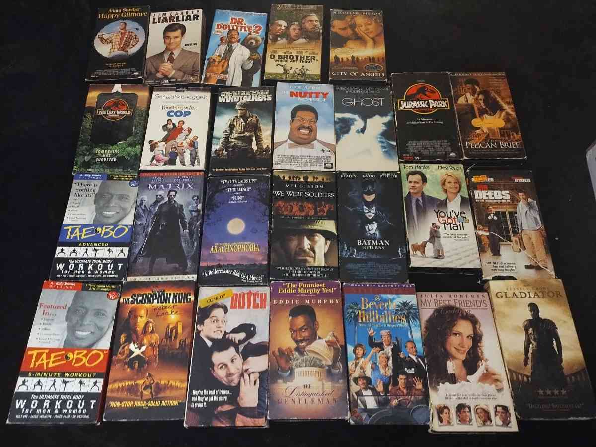 VHS movies bundle