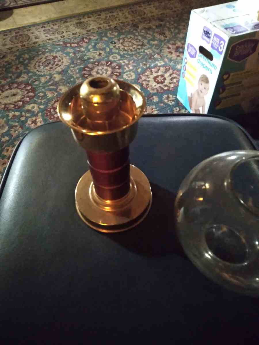 antique candle lamp