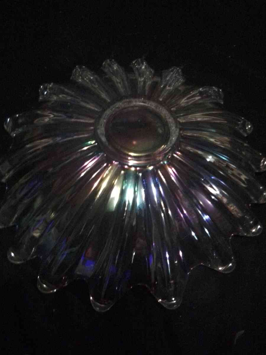 Glass Starburst Bowl