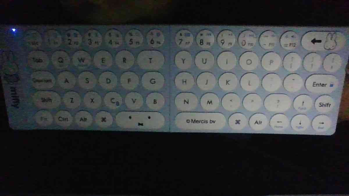 miffy  keyboard slim foldable