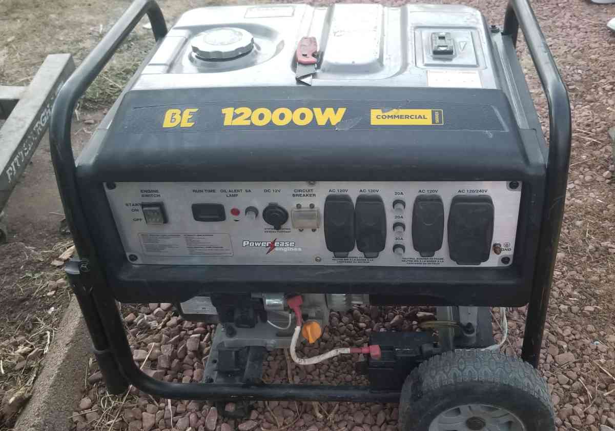 BE Powerease 12000 watt commercial generator