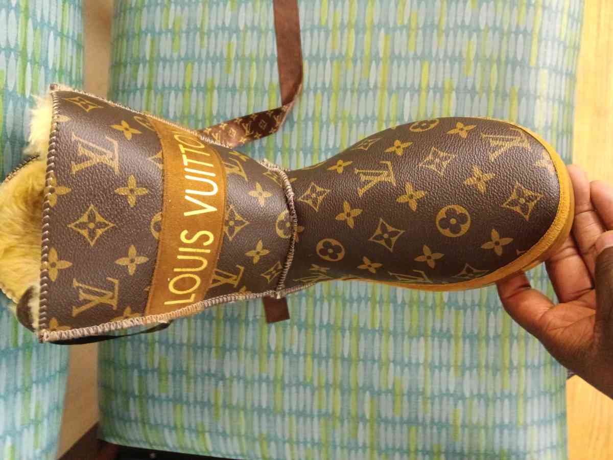 women custom made Lv UGG boots
