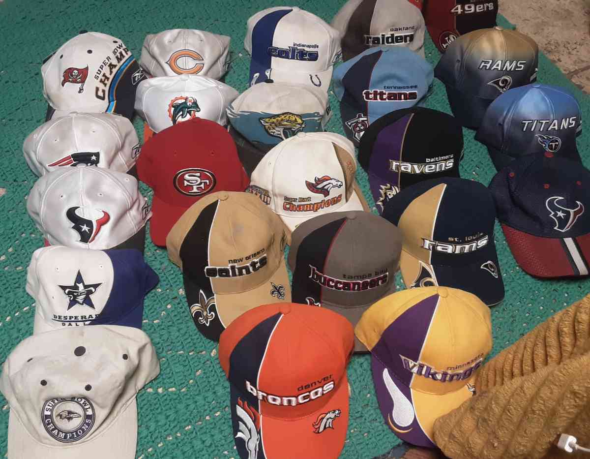 NFL football hats and caps