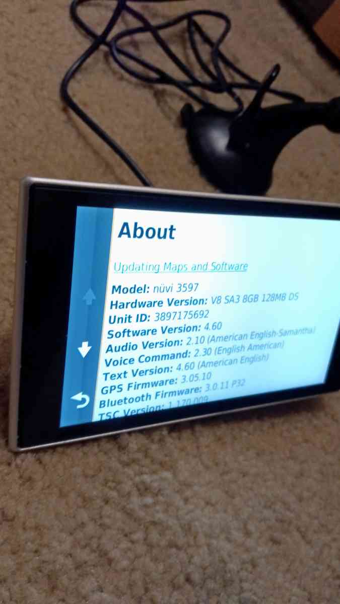 Garmin Nuvi 3597 GPS Bluetooth and voice activated