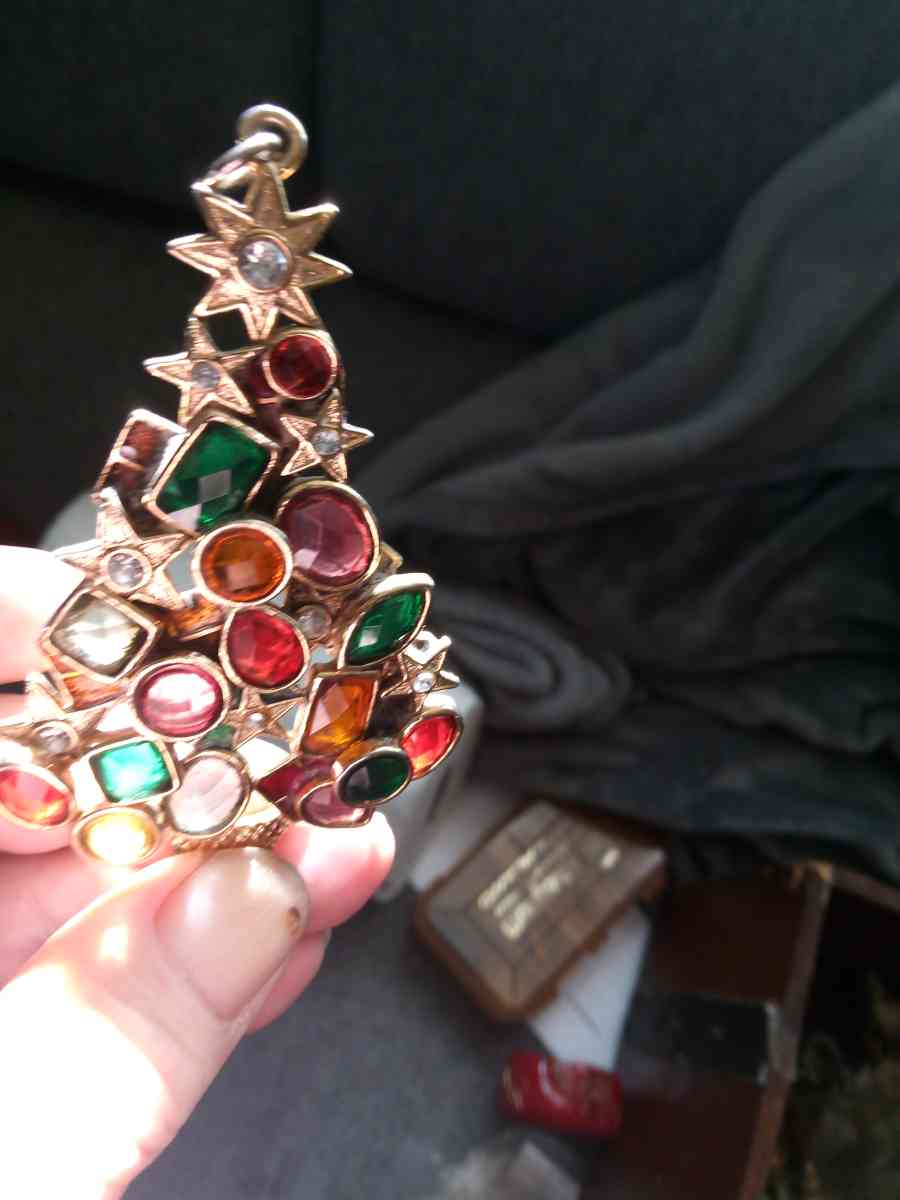 Vintage Christmas tree pendant