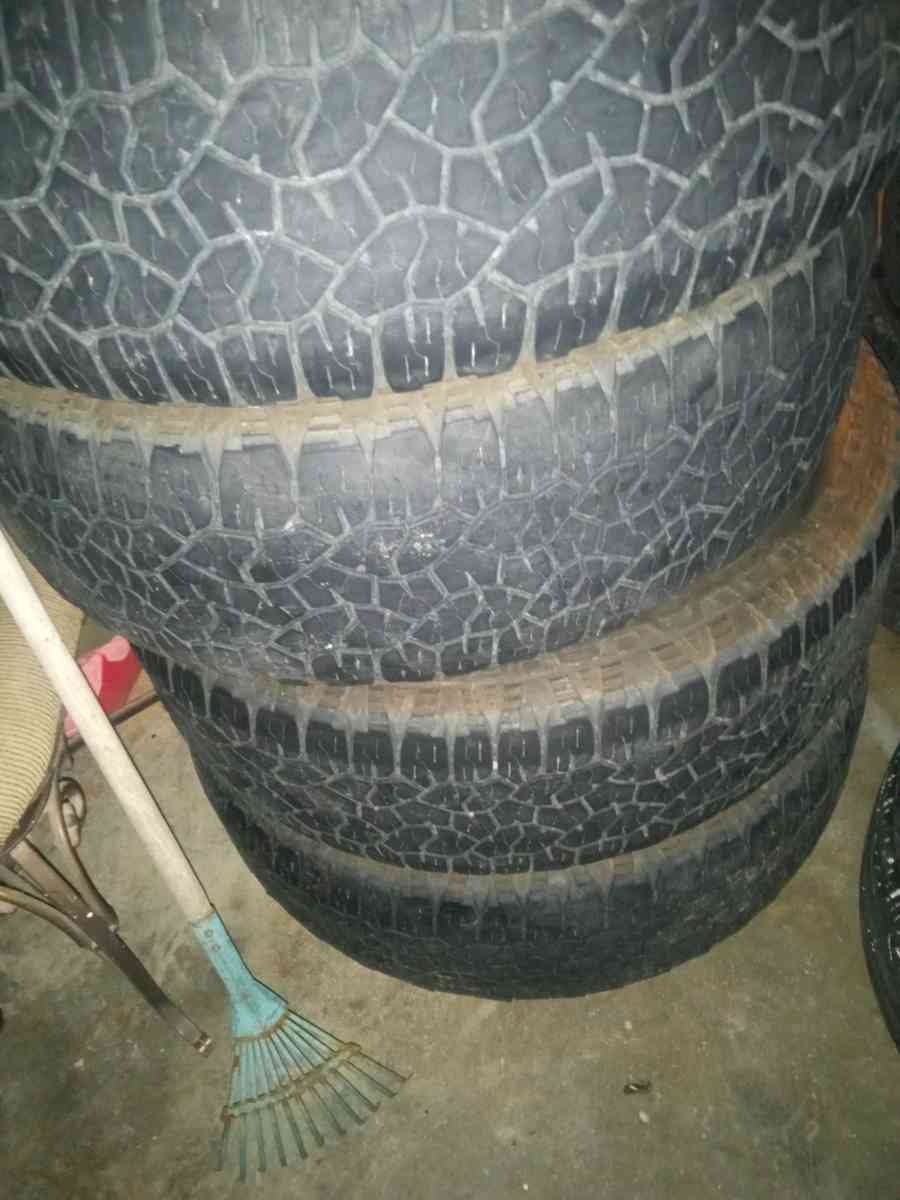 barely used Goodyear Wrangler tires