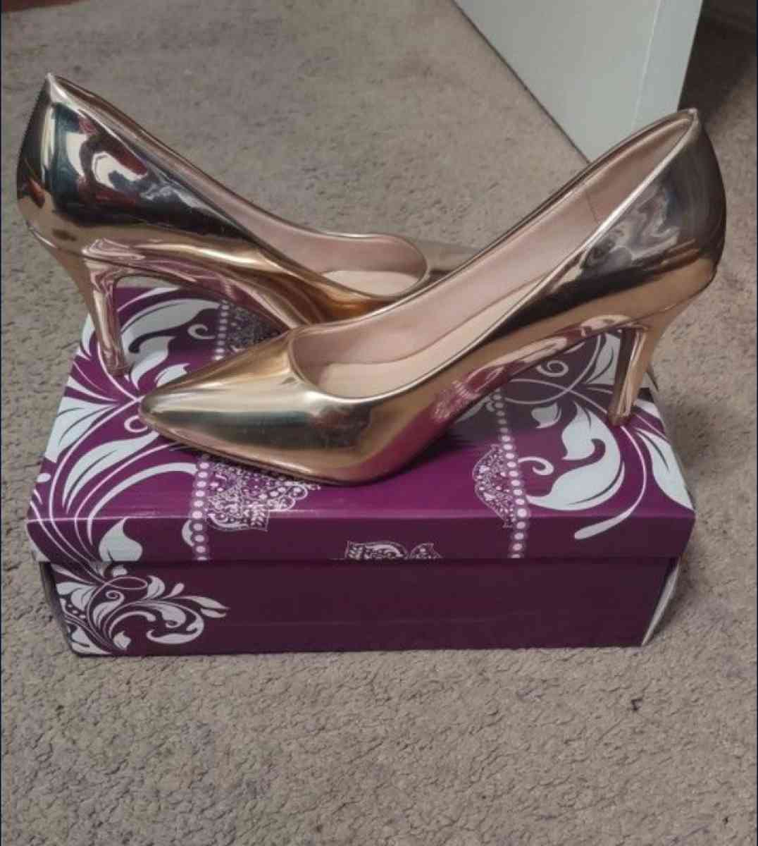 High heels Rose Gold