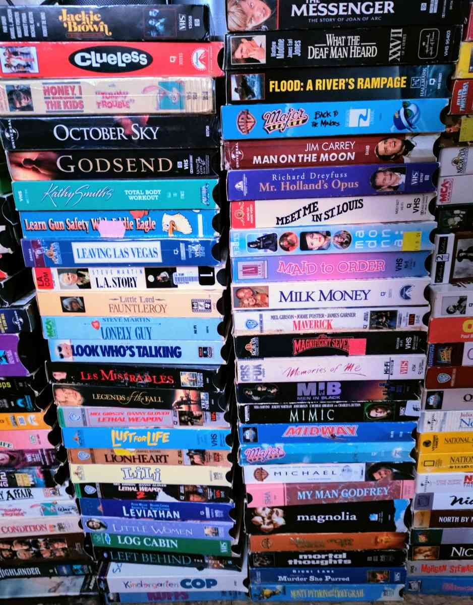 VHS Tapes n DVDs