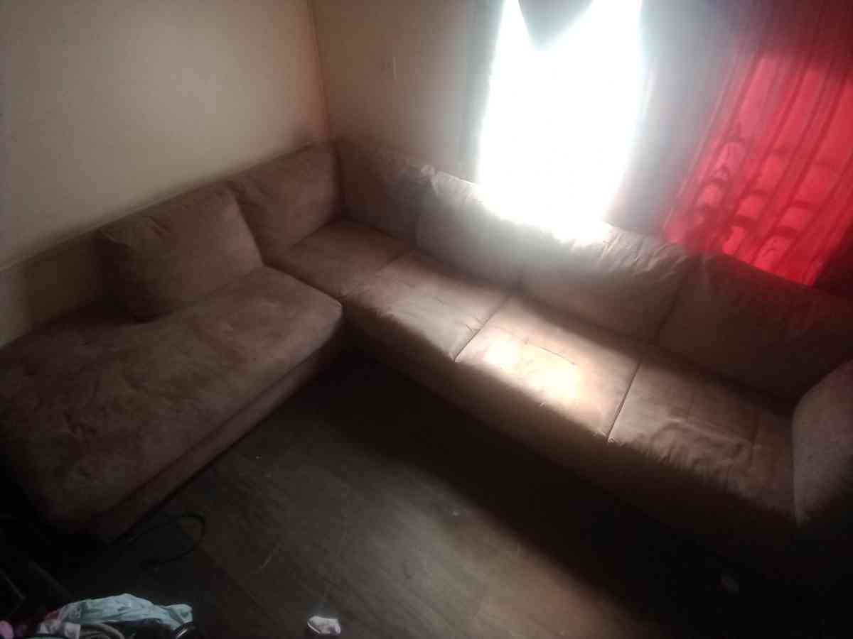 used sectional couch fair condition