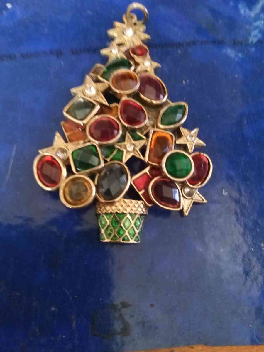 Vintage Christmas tree pendant