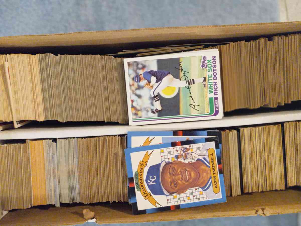 baseball cards  boxes