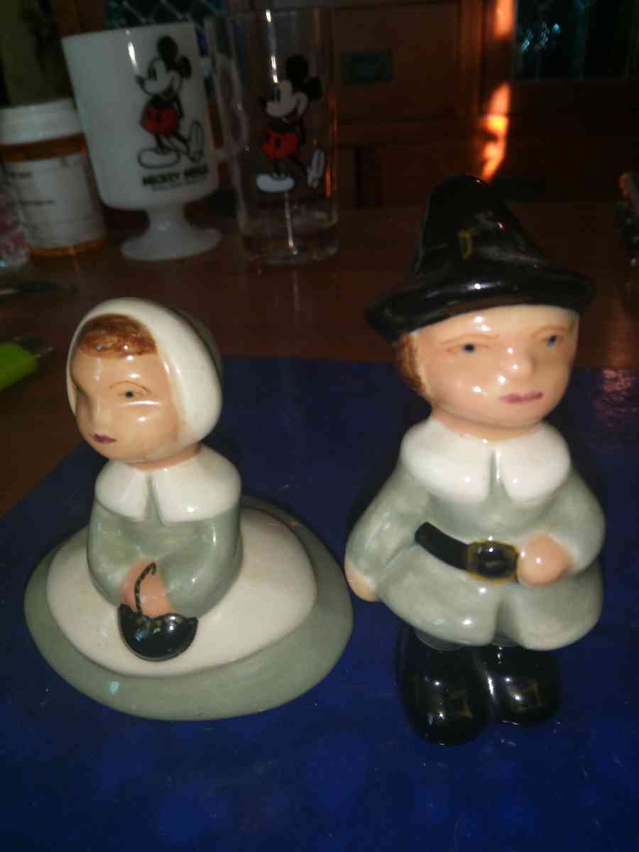 California Pottery Pilgrim Couple
