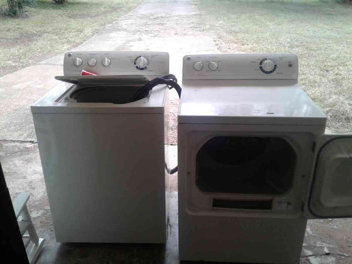 washer and dryer