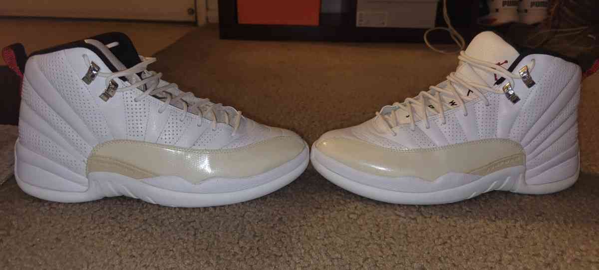 jordands 12s rising sun  used excellent condition