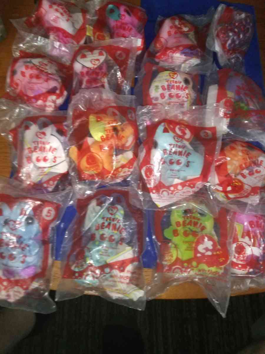 2 complete sets different colors of 2014 Teenie Beanie Boos