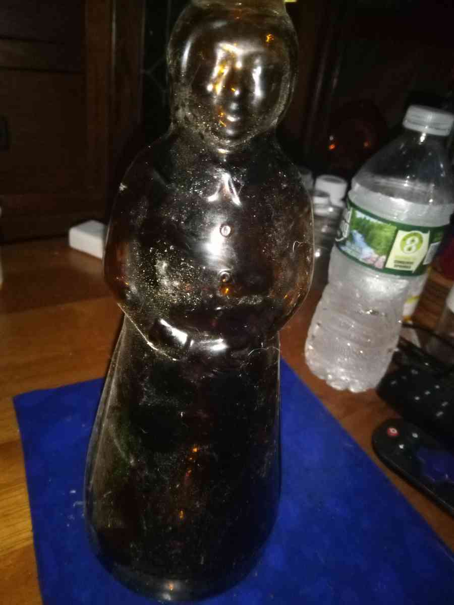 Mrs Butterworth glass bottle
