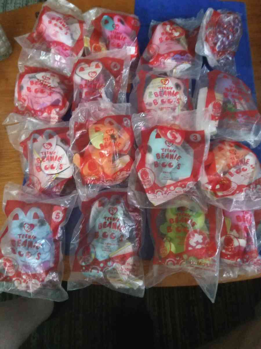 2 complete sets different colors of 2014 Teenie Beanie Boos