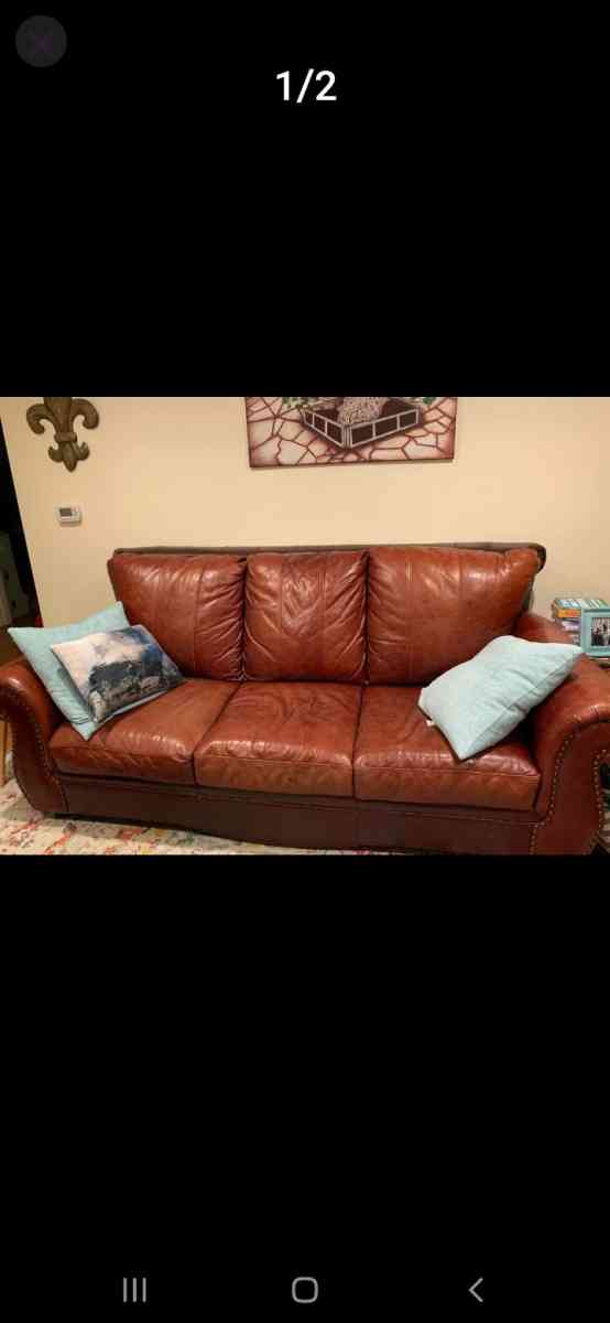 leather couch