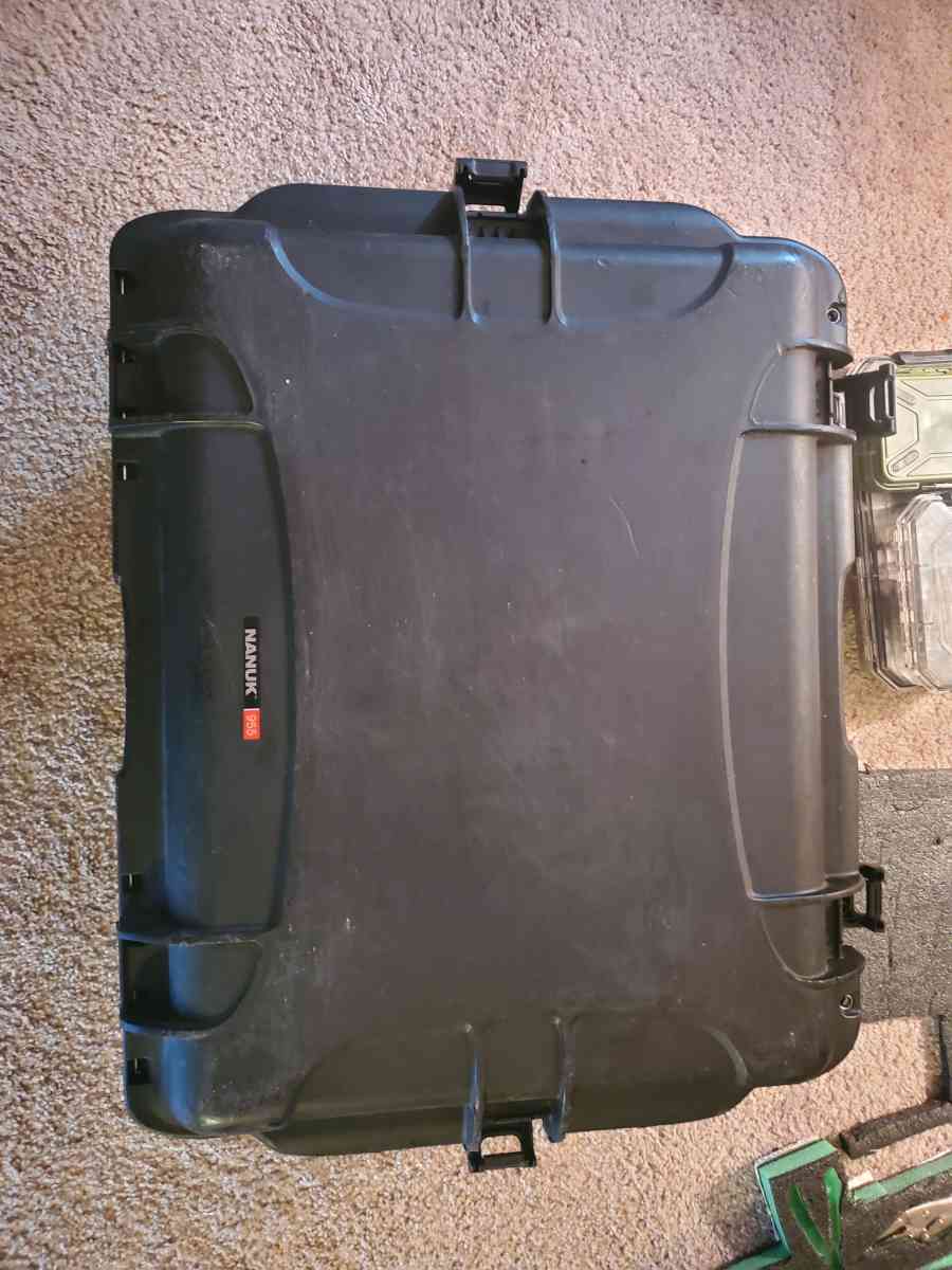Nanuk hard case with electrician tools