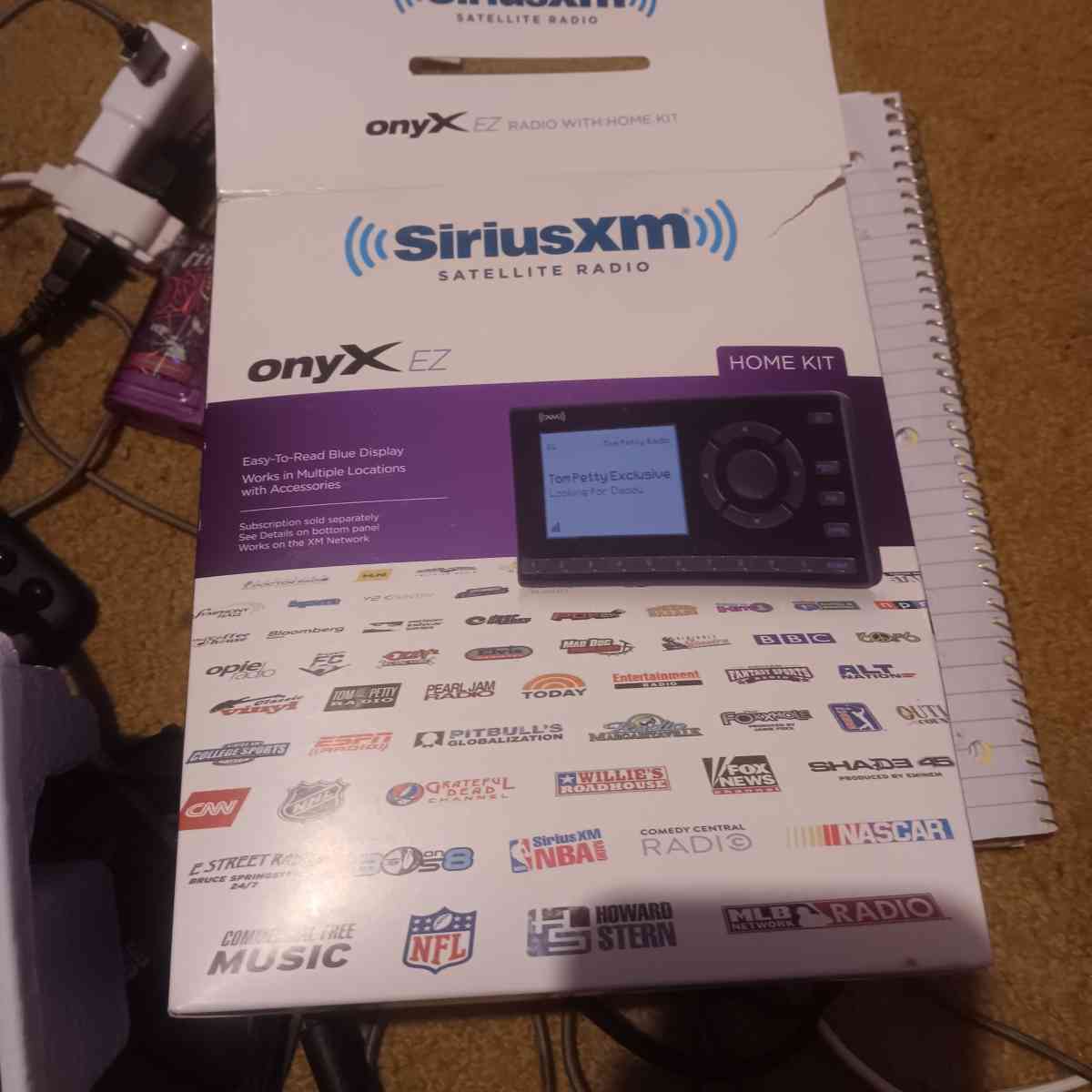 Onyx EZR Sirius XM Radio Receiver with home kit