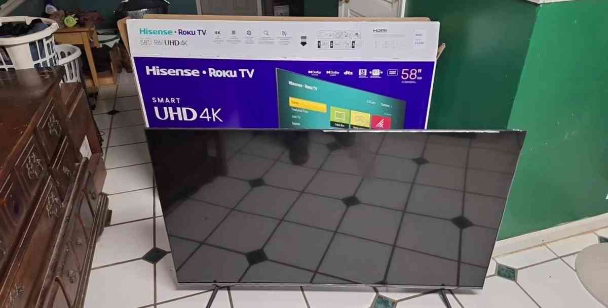 hisense 58 inch roku smart tv