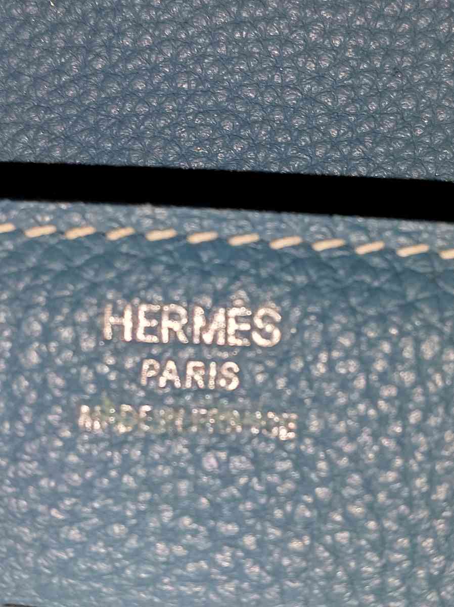 Hermes 30 blue jean birkin
