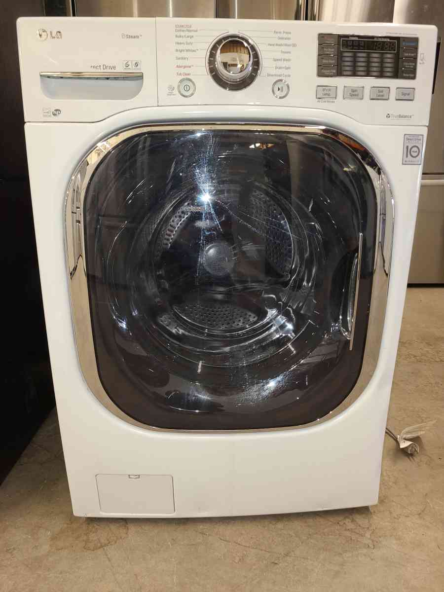 White LG Front Load Washer