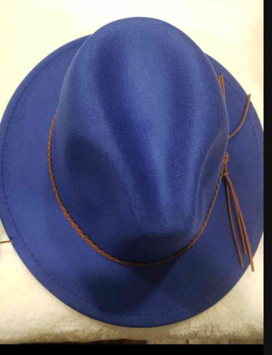Wide brim fedora hats  unisex multi color
