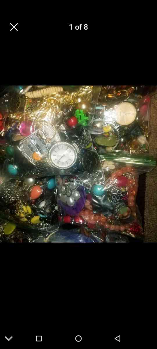 bulk new and broken jewelry and charms