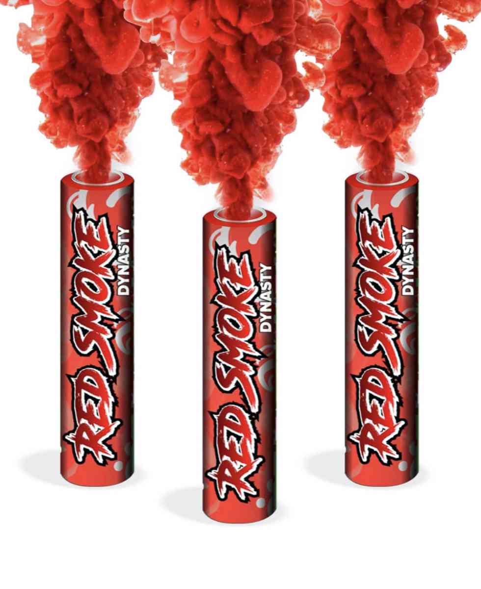 Dynastyparty Smoke Bomb Grenades  Pack of 3 Ring Pull Smoke