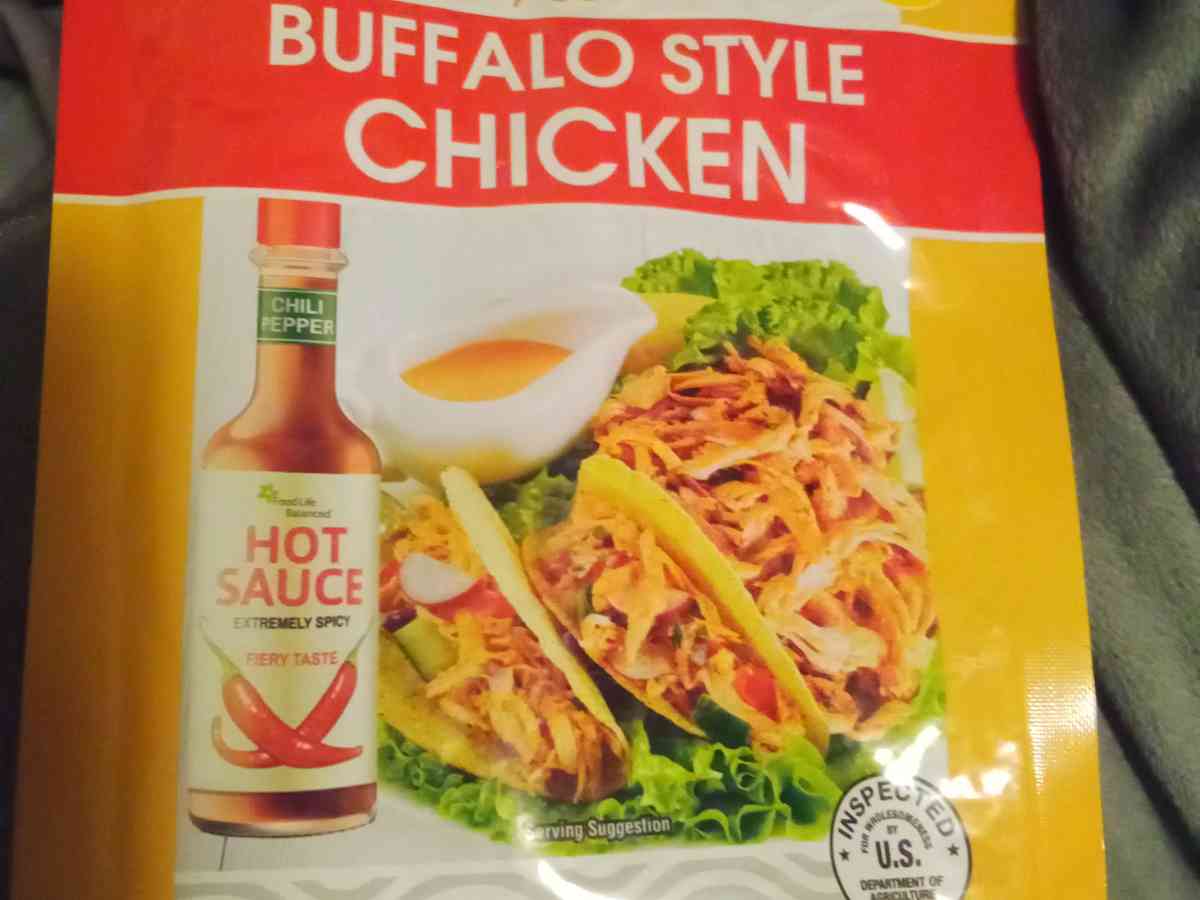 4 packages of buffalo chicken ready to eat exp 07 2025