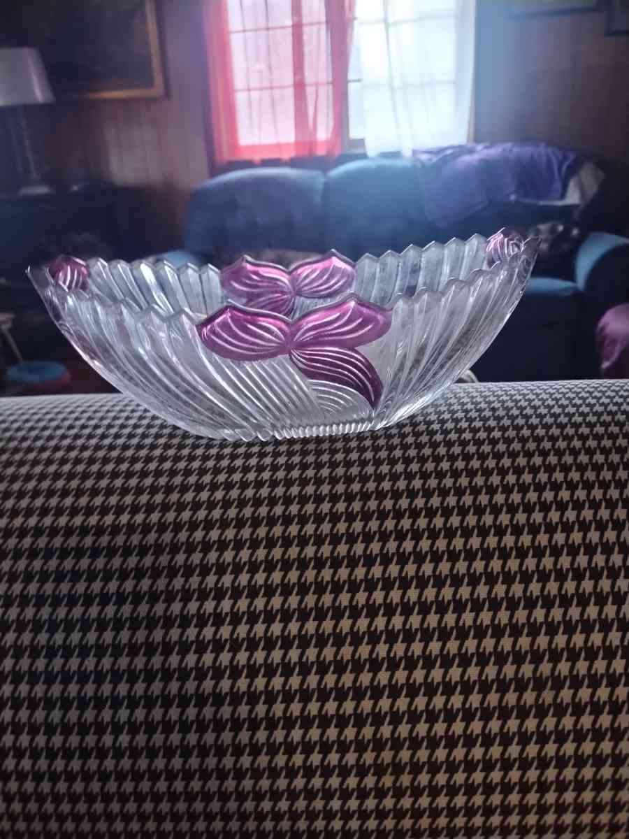 vintage Anne Hutte crystal bowl