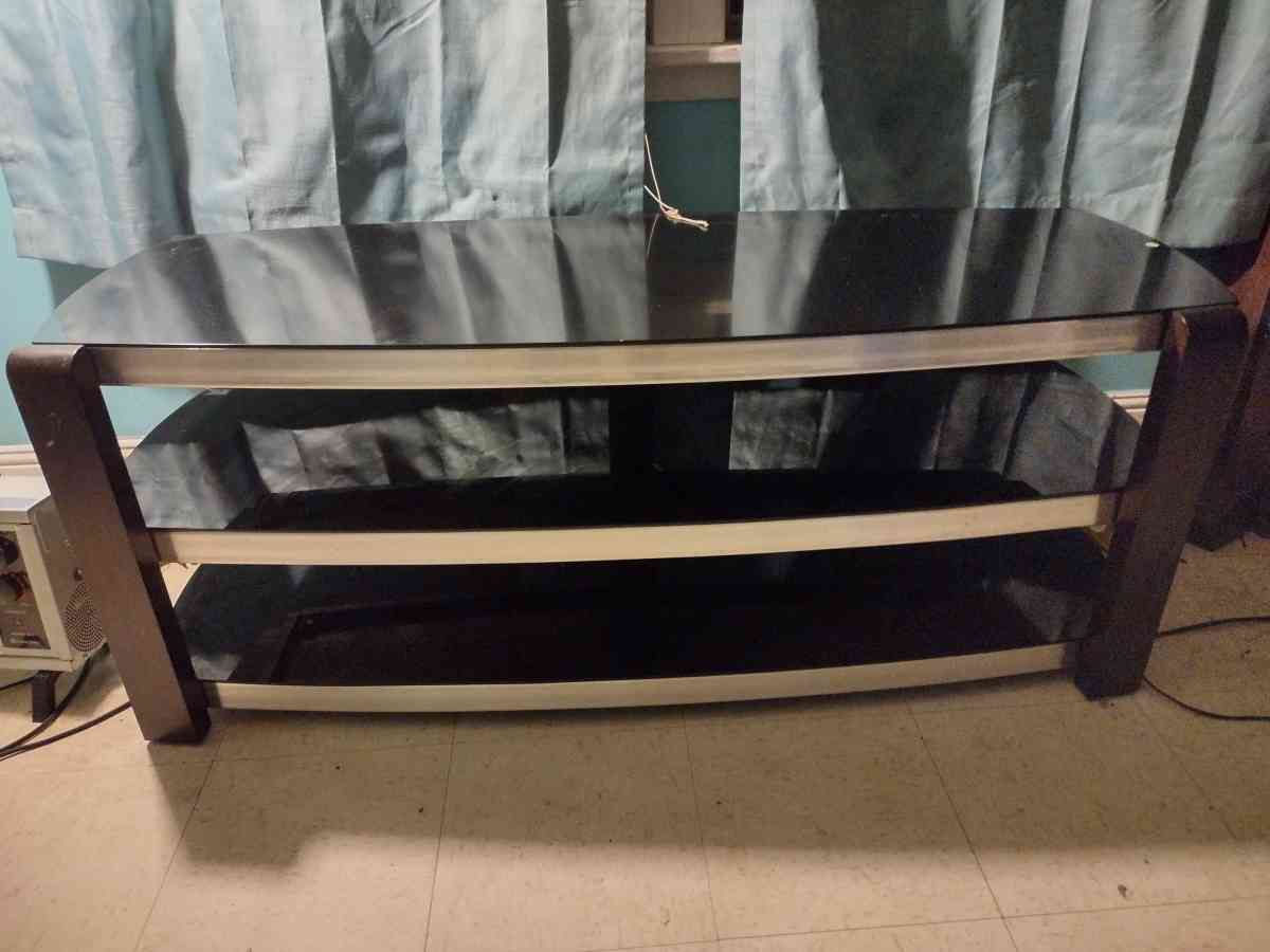 brand new 3 Glass shelf TV stand
