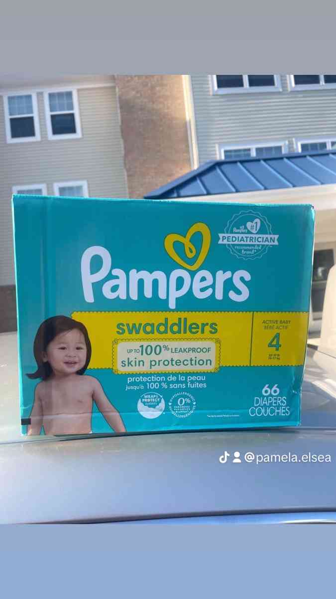 pampers size 4 66 count
