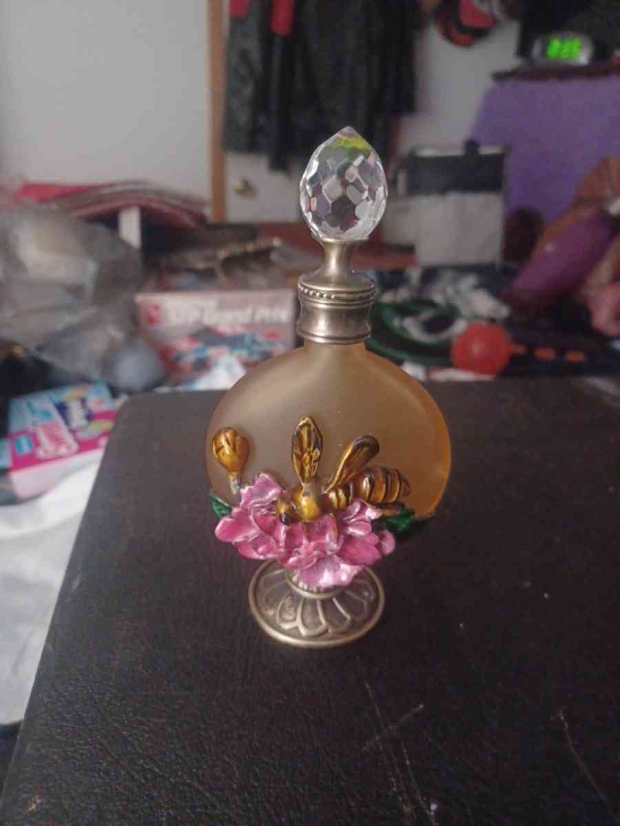 ginger bread house keepsake vase vanity mirror perfume bottl